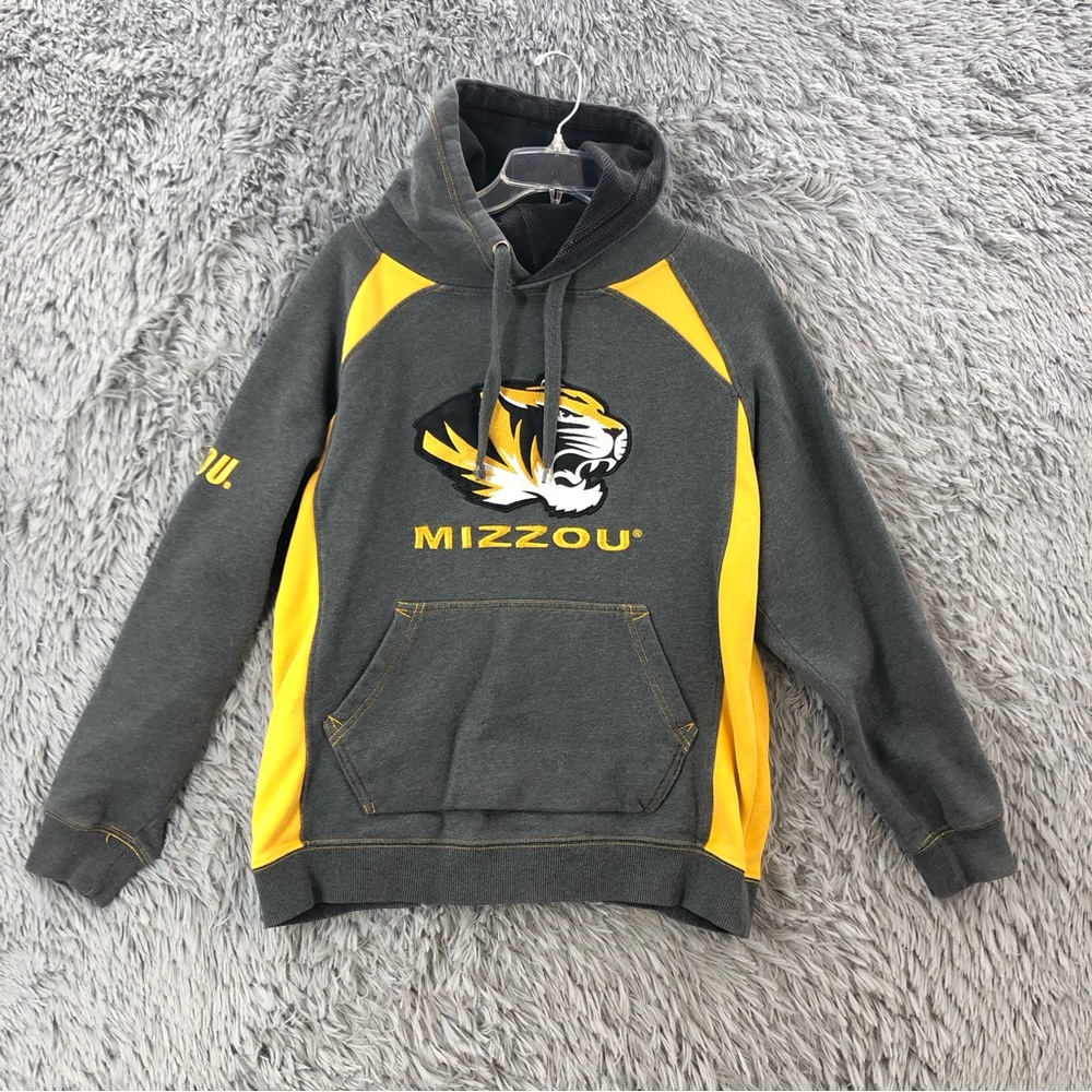 Colosseum Sweatshirt Unisex Medium Mizzou Tigers Missouri Spellout Embroidered